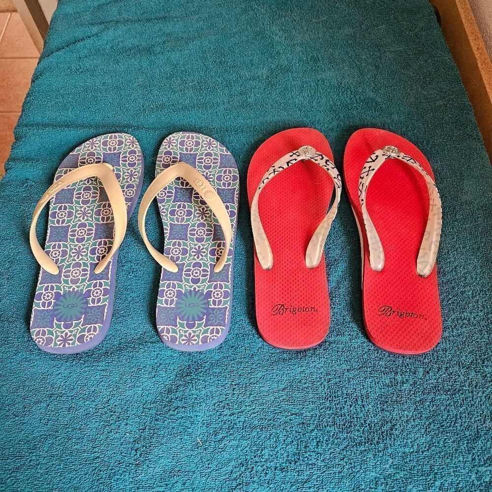 Brighton & UGG Women's Flip Flops